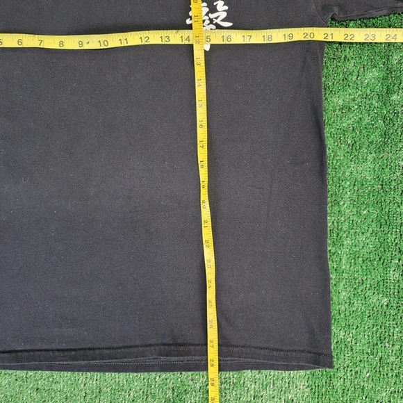 RARE Vintage Attack On Titan Black T-Shirt Y2K Blue Anvil Tag Size Large - Picture 7 of 7